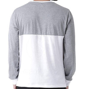 Camisa de Jersey Sólida para Hombre, Talla Grande, Transpirable, para Exteriores, de Algodón y Fibra de Bambú, Manga Larga, Ropa Premium - Product Image 4
