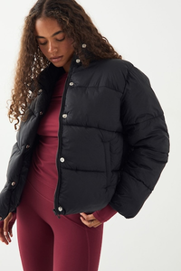 Chaqueta de Plumón Ligera para Mujer, Chaqueta Deportiva de Invierno, Chaqueta Acolchada de Poliéster, Cálida - Product Image 3