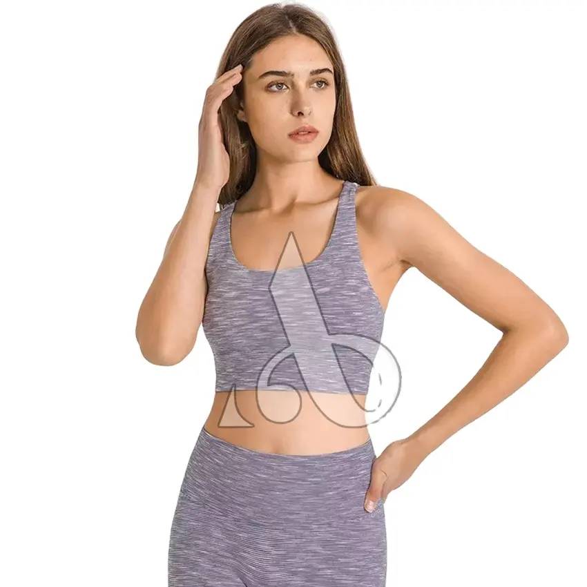 Ropa Deportiva de gimnasio para mujer, camisetas sin mangas sólidas para Fitness, Yoga, correr, sujetadores atléticos de realce