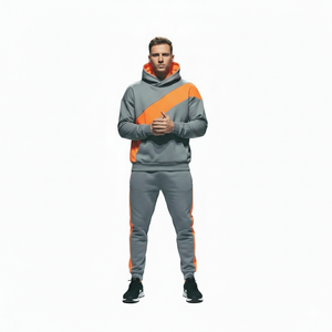 Conjunto Deportivo Casual de Felpa con Capucha para Hombre, Invierno 2026, Color Sólido, con Logotipo Personalizado, 100% Algodón - Product Image 5