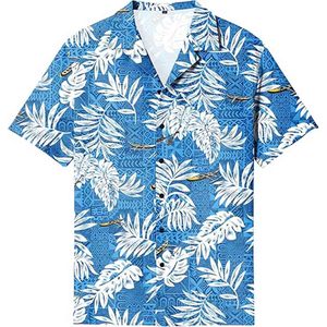 Camiseta para hombre, camisetas frescas de verano, camisetas con estampado tropical de playa, camisetas con cuello en V y botones, camisetas florales de manga corta - Product Image 1