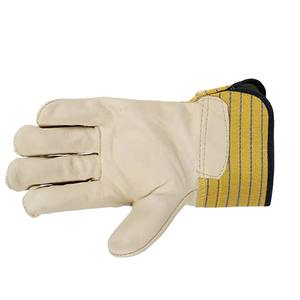 Gants de travail en cuir tendance, confortables et haute visibilité, résistants à l'huile, aux produits chimiques et antidérapants - Product Image 3