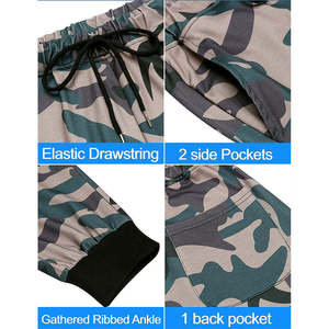 Custom Men's Camouflage Tracksuit Set 2 Piece Hoodie and Jogger Pants Slim Fit Sportswear Athletic Gym Sweatsuit Streetwear - Product Image 5