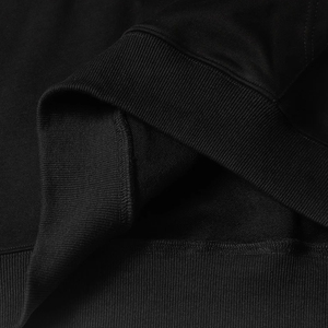 Sweat-shirt à capuche zippé pour homme, coupe classique, noir, 100% coton, molleton français, uni, décontracté, vêtements d'hiver - Product Image 6