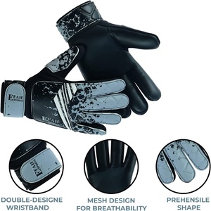 Gants de gardien de but de football pour enfants, adultes et jeunes, gants de gardien de but à forte adhérence avec Protection des doigts - Product Image 6