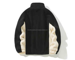 Chaqueta de calle de lana Polar Sherpa para hombre hecha a medida 2024, estilo callejero, soporte con cremallera, revestimiento fino de invierno - Product Image 6