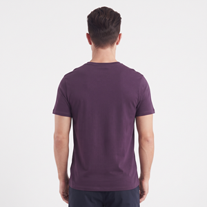 T-shirt homme en coton uni à col en V, coupe décontractée, manches courtes, séchage rapide, design personnalisé et de haute qualité - Product Image 4