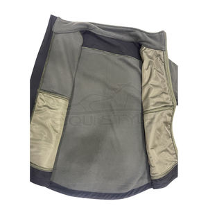 Veste de chasse pour homme, chaude, en polaire, 330 GSM, taille XL, fermeture éclair, logo personnalisé, vêtements de travail d'hiver, manteau de chasse pour extérieur - Product Image 2