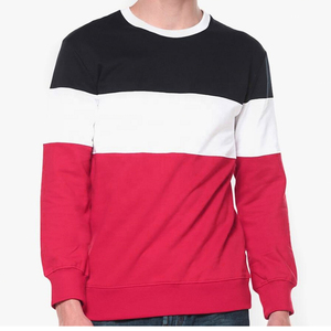 New Design <b>Men</b> Color Blocked Sweatshirt <b>Men</b> Crew Neck Fleece Fabric <b>for</b> Sweatshirt <b>Men's</b> Hoodies with Heat-Transfer Printin - Product Image 3