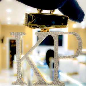 Colgante de Cruz Clásico Hip Hop para Hombre con Moissanita Redonda, Chapado en Oro Amarillo de 14k sobre Plata de Ley, Certificado IGI, para Fiestas - Product Image 5