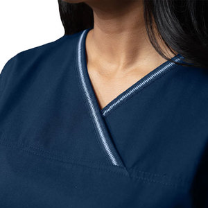 Hot Sale New Arrival Nursing Suit Multi Zipper Pockets Short Sleeve Stretchable Heavyweight Custom Men's <b>Scrub</b> Suits Worsted - Product Image 5