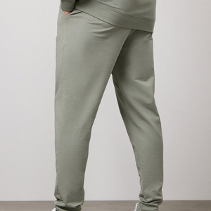 HAWK EYE SPORTS Men's Stretchy Eco-Friendly Breathable Polyester/Cotton Running <b>Trousers</b> <b>Drawstring</b> Closure Lightweight Pants - Product Image 6