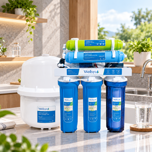 Système de purification d'eau par osmose inverse Wellsys RO-100B à 7 étapes, 100 GPD, sous évier, avec réservoir de stockage de 4,5 gallons - Product Image 4
