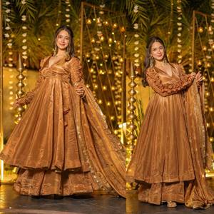 Elegant Look Hand Drawn Heavy Embroidery Traditional Pattern Stitch Modal Winter Party Pakistani Designer Salwar Kameez - Product Image 3