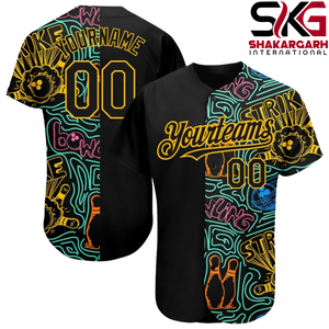 Maillot de baseball personnalisé rétro en mesh avec nom et numéro, vêtements de sport, sublimation, chemise de softball pour hommes, marque privée - Product Image 4
