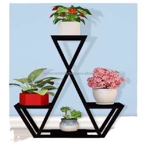 Maceta de jardín decorativa clásica de hierro sólido en tamaño pequeño con acabado elegante perfecto para decoración de jardín interior y exterior - Product Image 4