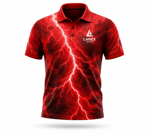 Polo Eléctrico Personalizado OEM para Hombre, Polo de Golf Sublimado de Alto Rendimiento, Ropa Deportiva Transpirable de Secado Rápido, Jersey de Equipo - Product Image 2