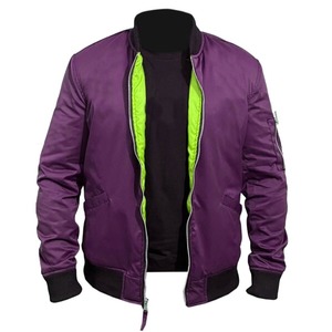 Blouson Bomber Homme Vente en Gros Vêtement d'extérieur Décontracté avec Construction Robuste Col et Poignets Côtelés Silhouette Moderne - Product Image 4