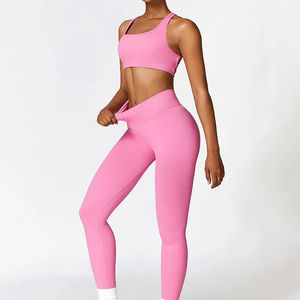 Ensemble de yoga pour femmes grandes tailles, design personnalisé, imperméable, confortable, anti-rétrécissement, nouvelle mode, léger, très demandé. - Product Image 6