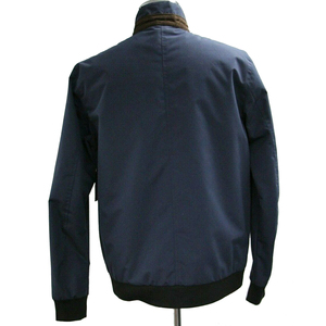 <b>Men's</b> Denim Solid Color Stand Collar Zipper Closure Casual Wear Regular Fit Autumn Style Cotton Material Bomber <b>Jacket</b> <b>For</b> Sale - Product Image 6