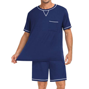 High Street Style Custom Men's Clothing Summer Street Style Terry 100% Cotton Quick Dry 2-piece T-shirt & <b>Shorts</b> Set - Product Image 2