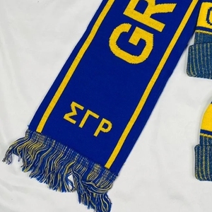 หมวกบีนนี่ Sigma Gamma Rho ปักลาย หมวกไหมพรมแบบยูนิเซ็กซ์ สำหรับชมรมนักศึกษากรีก  หมวกแฟชั่นฤดูหนาวแบบสบายๆ อุ่นๆ  รับผลิตตามสั่ง ขายส่ง - Product Image 5