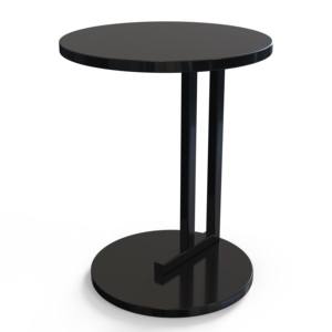 Mesa de Centro Metálica Minimalista y Duradera con Base de Pedestal Central, Mesa de Acento Moderna para Patio, Balcón, Cafetería, Salón, Modelo Metal Drake - Product Image 4