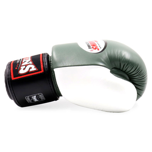 Guantes de Sparring Twins de Piel de Vacuno para Competición, Guantes Profesionales de Muay Thai con Cierre de Correa y Absorción de Humedad - Product Image 3