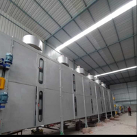 Automatische Moringa-bladeren droogmachine voor industriële kruidenverwerking met driefasige werking en tot wel één ton per dag.
