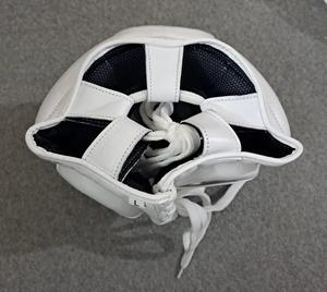 Protector de Cabeza de Boxeo Unisex de Cuero Vacuno Genuino Ajustable Personalizado con Barra Nasal para Entrenamiento y Sparring - Product Image 2