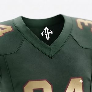 Conjunto de Jersey de Fútbol Americano para Hombre, Todas las Temporadas, Cuello en V, Impresión por Transferencia de Calor, Material 100% Poliéster, Cómodo, RIVIAN ATLANTIC - Product Image 5