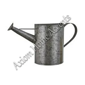 Arrosoir en métal de style vintage pour plantes - Décoration artisanale en cuivre argenté pour le jardinage intérieur et les accents décoratifs pour la maison - Product Image 6