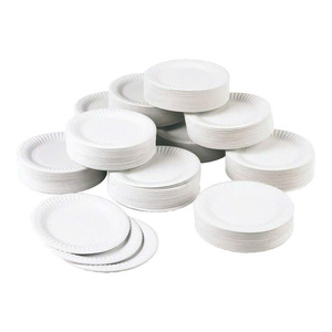 Round Food Serving Paper <b>Plate</b> 13cm for Catering Events Bakery Restaurant <b>Disposable</b> Tableware Factory Wholesale - Product Image 3