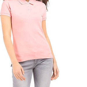 Short Sleeve Loose Fit Polo Shirt Women Turn <b>Down</b> Collar Summer100% Cotton Polo T Shirt Women's - Product Image 4