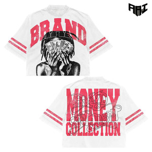 Camisetas Personalizadas de Gran Tamaño con Estampado DTG para Hombre, Estilo Vintage, Tela de Algodón de 250 GSM, Ropa Urbana de Manga Corta con Cuello Redondo, Fabricante de Ropa - Product Image 1