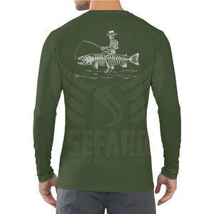 Camisetas de Pesca de Material Duradero, Bajo MOQ, Marca Privada, Camisetas de Pesca Más Vendidas - Product Image 3