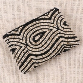 Porte-monnaie en perles de rocaille au design original, broderie main pastèque, produit de qualité supérieure et meilleure qualité. - Product Image 4
