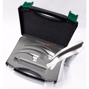 High Quality Portable LED Fiber <b>Optic</b> Flexible Laryngoscope Set Stainless Steel Lightweight Durable Reusable Manual <b>Instrument</b> - Product Image 6