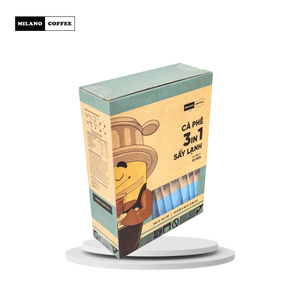 กาแฟสำเร็จรูปมิลานโน ฟรีซฟรายด์ 3in1 รสโรบัสต้าผสมมะพร้าว 10 ซอง x 16 กรัม รสขมเข้มข้น ฟูลซิตี้+ อายุการเก็บรักษา 18 เดือน ผลิตในเวียดนาม - Product Image 3
