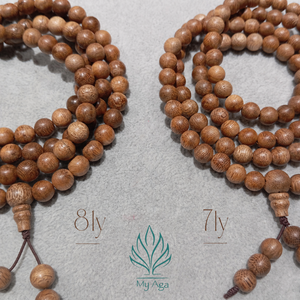 Pulsera de Oración Religiosa con Cuentas de Madera Natural My Aga de 6mm, Diseño Minimalista Unisex con Cuentas en Forma de Bola para Meditación - Product Image 5