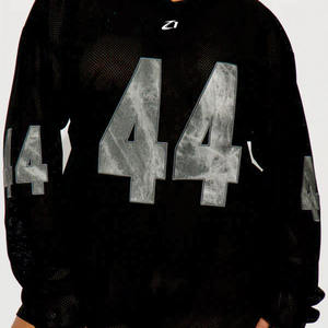 Camiseta Deportiva de Fútbol Americano para Mujer, Negra, de Malla, Talla Grande, Manga Larga, con Gráfico 44, Transpirable, Personalizable con Logotipo OEM - Product Image 3