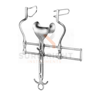 Retracteur chirurgical en acier Balfour auto-fixant pour chirurgie abdominale générale, laparotomie, plaies profondes HI-515 Classe I par Blush Surgical - Product Image 1