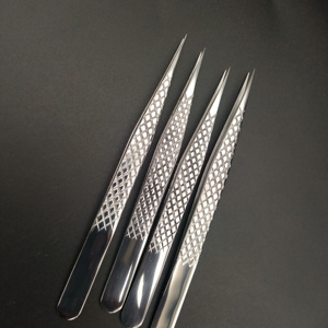 Pinzas para Pestañas Curvas de Acero Inoxidable para Extensiones de Pestañas, Herramienta Profesional para Extensiones de Pestañas 126 - Product Image 1