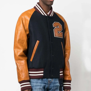 High Quality Customizes Design Variety <b>Jackets</b> for <b>Men</b> New Stylish Solid Color 100% Wool\<b>Leather</b> Fabric Variety <b>Jackets</b> For Sale - Product Image 3