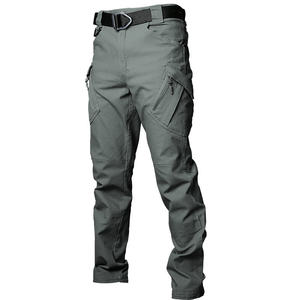 Men's Waterproof Customized Pants Tactical Olive Pants Hiking Multi Pockets Cargoes Pant <b>Trousers</b> - Product Image 4