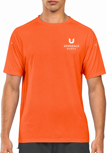 Camiseta de Manga Corta Casual para Hombre, Marca AMY, 100% Algodón, Corte Regular, Lisa, con Logotipo Personalizado al por Mayor - Product Image 3