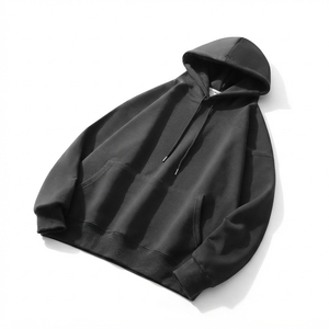 2026 High Quality <b>boys</b> Cotton fleece Custom Logo Streetwear Men's Boxy Hoodie Cotton Baggy Hoodie Heavyweight Hooded Sweatshirt - Product Image 6