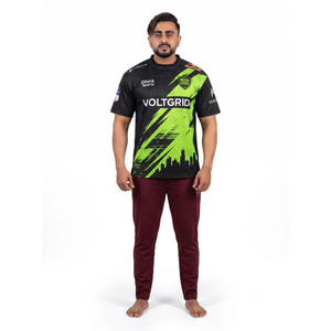 Camiseta Deportiva Personalizable de Poliéster 100% Interlock/Malla Birdseye de 220g con Cuello Redondo, Reversible y Sublimada para Hombre - Product Image 1