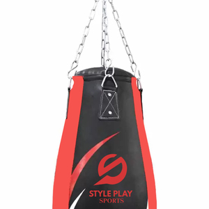 Sac de frappe en cuir PU PVC de haute qualité, personnalisable avec logo, pour entraînement de boxe, rempli de sable – Vente chaude - Product Image 2
