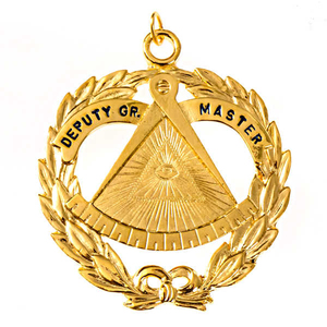 Colgante de Oro del Rito Escocés con Águila de Dos Cabezas del 32º Grado de la Masonería, Joya de la Gran Logia, Tyler Tiler - Product Image 6